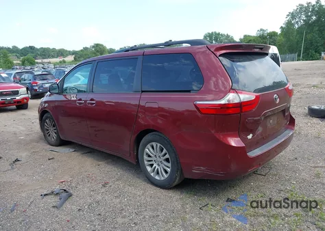 2015 Toyota Sienna Xle 8 Passenger from USA, damaged, VIN 5TDYK3DC2FS671808